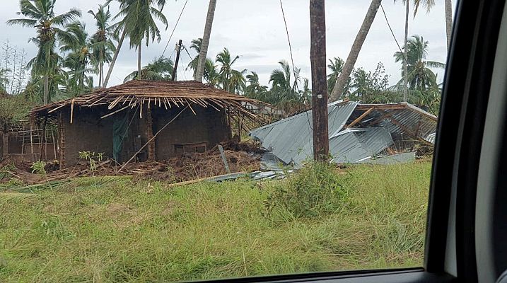 Telediario 1 - Mozambique sufre un segundo ciclón en menos de dos meses