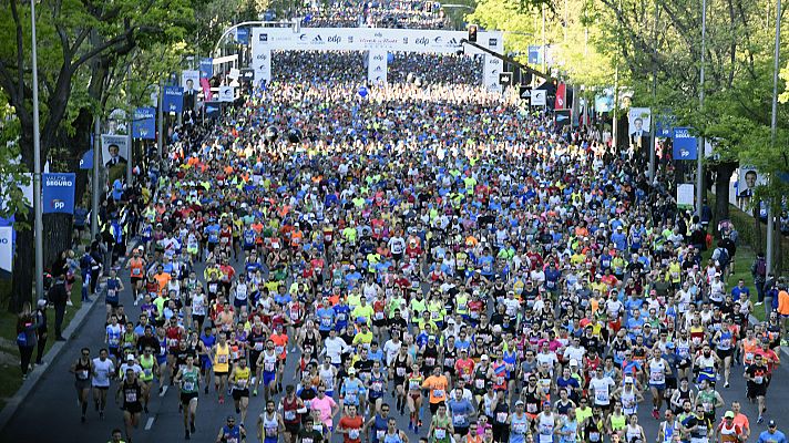 Atletismo - El keniano Kerio y la etíope Insermu destrozan los récords del maratón de Madrid