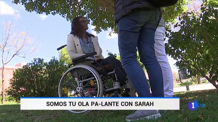 Telediario 1 - El colectivo 'Somos tu ola' busca recaudar fondos para una jóven que perdió las manos y los pies debido a una meningitis