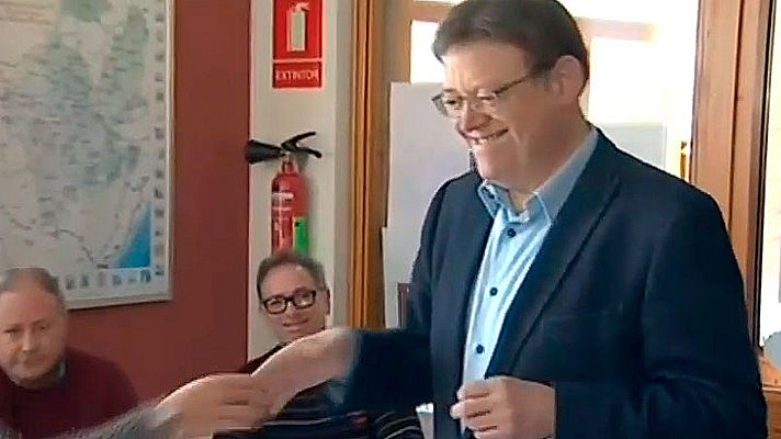 Informativo 24h - Puig anima a participar en unas elecciones "especialmente importantes" para la Comunitat Valenciana