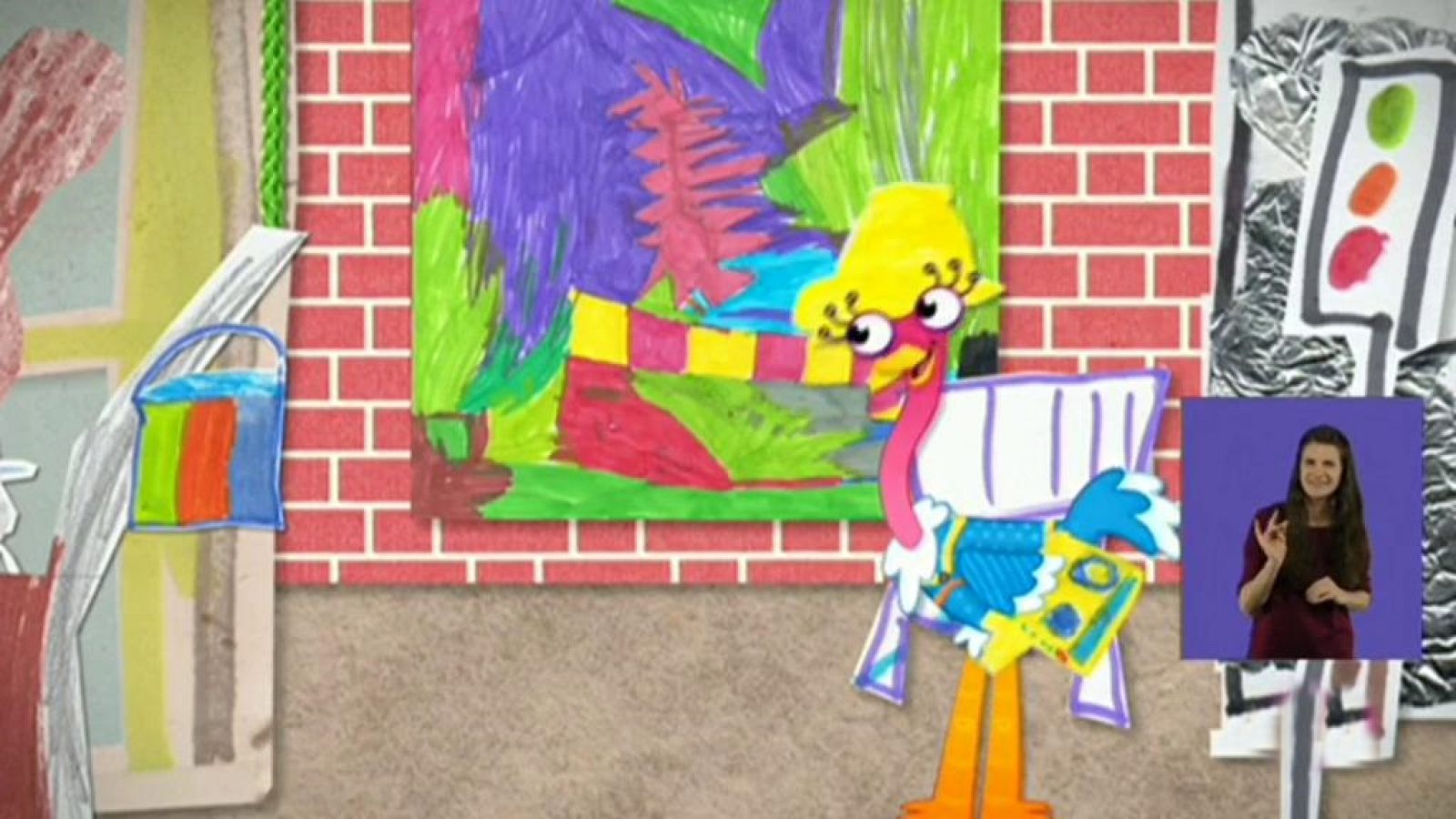 Olive la limpiaventanas - Olive la pequeña avestruz | Ver