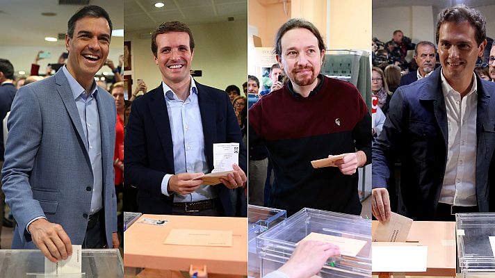 Informativo 24h - Los líderes de los cuatro principales partidos llaman a una participación masiva en estas elecciones generales
