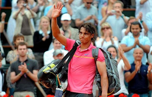  - Nadal demuestra que es humano