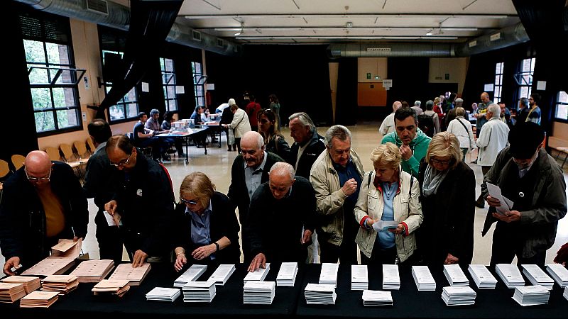 La participacin en las elecciones generales a las 18:00 horas es del 60,75%, casi diez puntos ms que en 2016