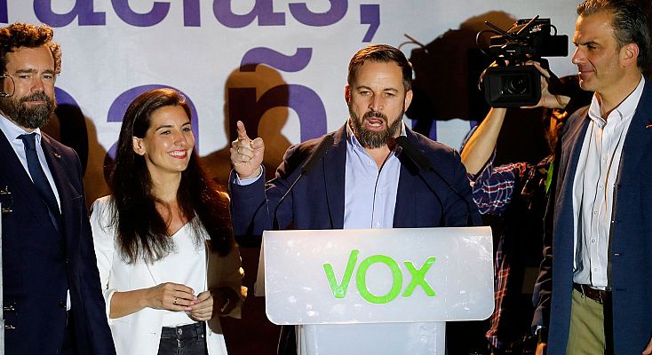 Especiales informativos - Santiago Abascal: "Os dijimos que iniciábamos una reconquista y lo hemos hecho"