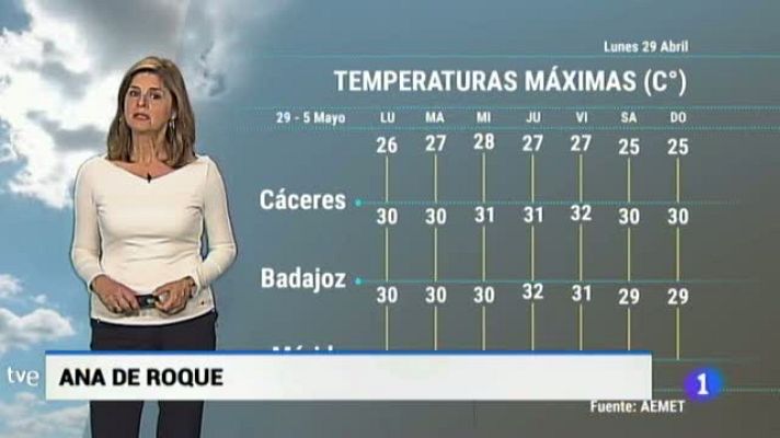 Noticias de Extremadura - El Tiempo en Extremadura - 29/04/19