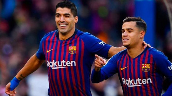 Telediario 1 - Suárez y Coutinho quieren amargar la semis al Liverpool