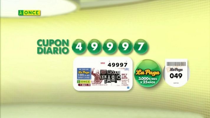 Sorteos ONCE - Sorteo ONCE - 01/05/19