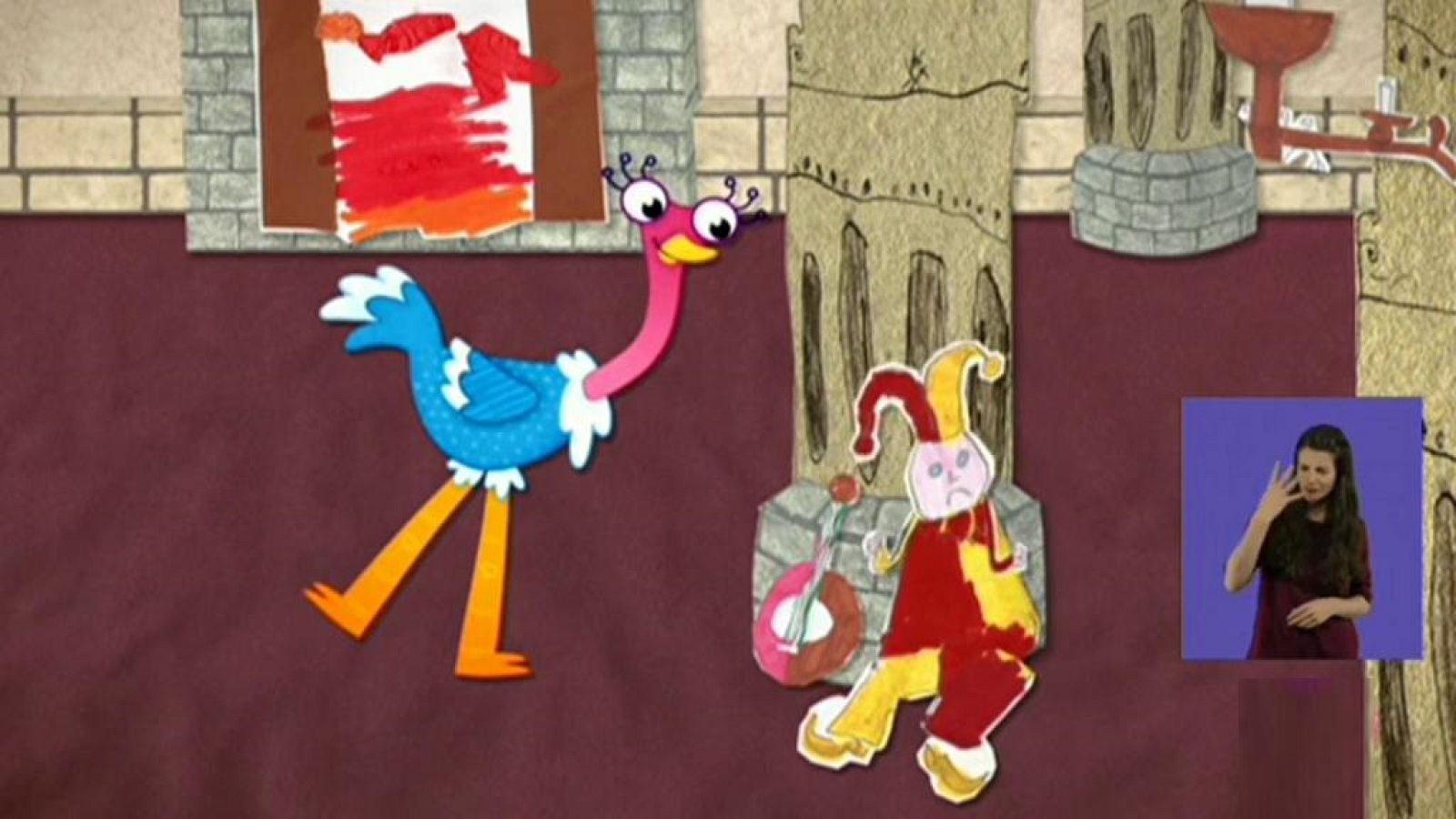 Olive y el triste bufón - Olive la pequeña avestruz | Ver