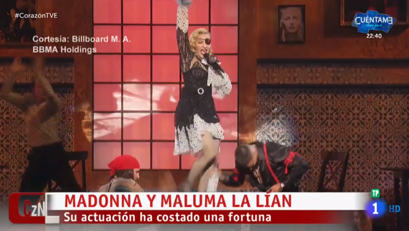 Madonna brilla en los Billboard Awards - D Corazón | Ver