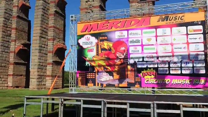 Atletismo - Circuito Music Run España 'Music Run Mérida'