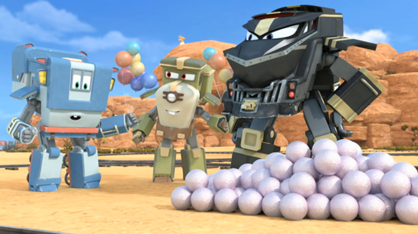 ¡No está enfadado! ¡Tan solo es Víctor! - Robot Trains | Ver