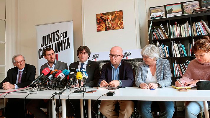 Telediario 1 - El TS decidirá si Puigdemont puede presentarse a las elecciones al Parlamento Europeo del 26 de mayo