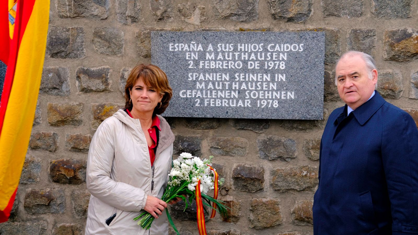 La ministra de Justicia abandona el homenaje a los deportados en Mauthausen al citar la Generalitat a los "presos políticos"