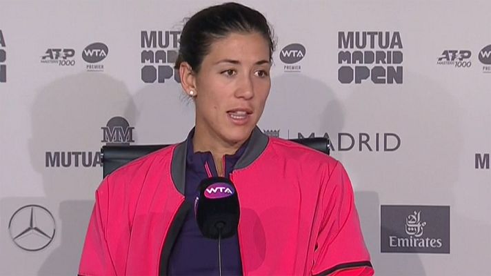 Madrid Open de Tenis - Garbiñe Muguruza: "Tengo que ser más inteligente jugando"