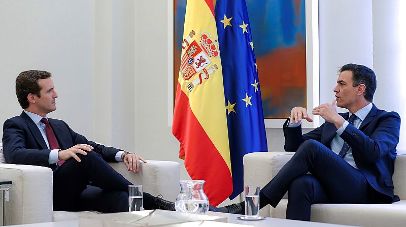 Casado pide a Snchez que evite a los independentistas y sugiere a Ciudadanos que facilite la investidura