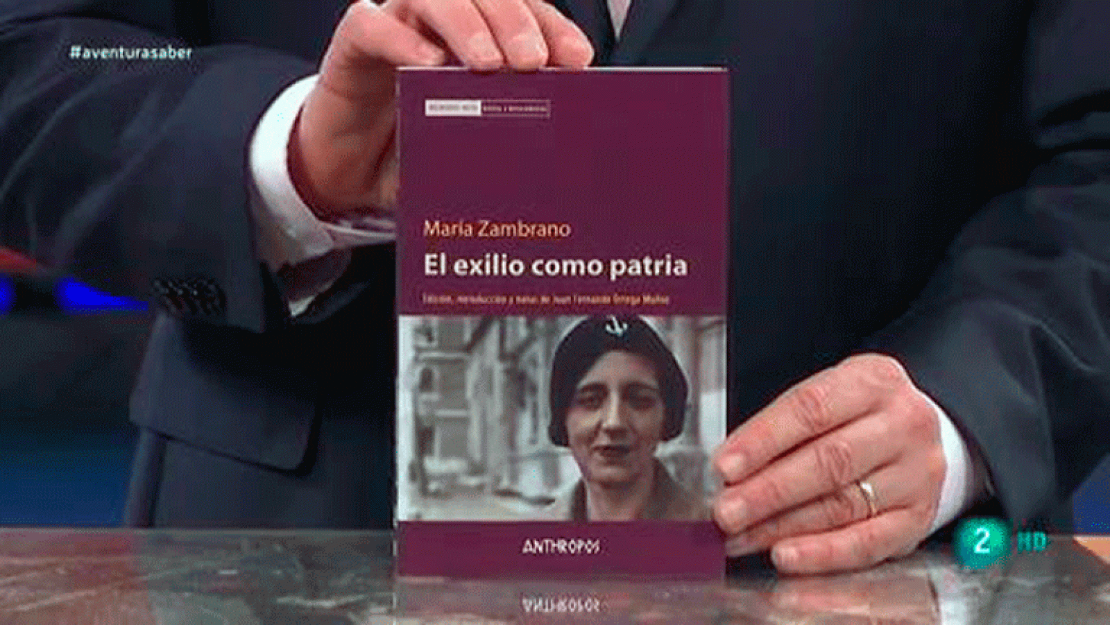 La aventura del saber El exilio como patria el exilio de María Zambrano, recopilados por Juan Fernando Ortega Muñoz