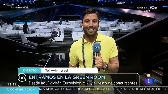 La mañana - La Green Room, preparada para Eurovisión 2019