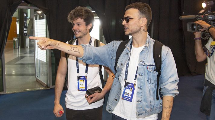 Eurovisión - Miki ensaya por primera vez sobre el escenario de Tel Aviv