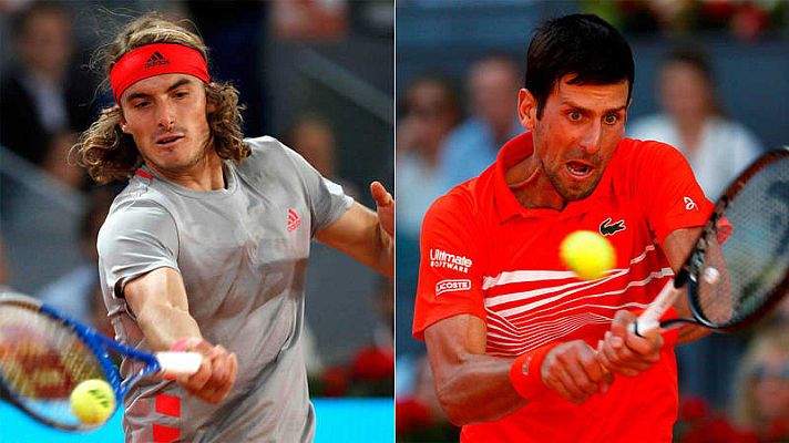 Telediario 1 - Djokovic buscará ante Tsitsipas su tercer título en Madrid