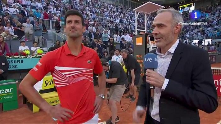 Madrid Open de Tenis - Djokovic: "Este torneo es uno de los más grandes del mundo"