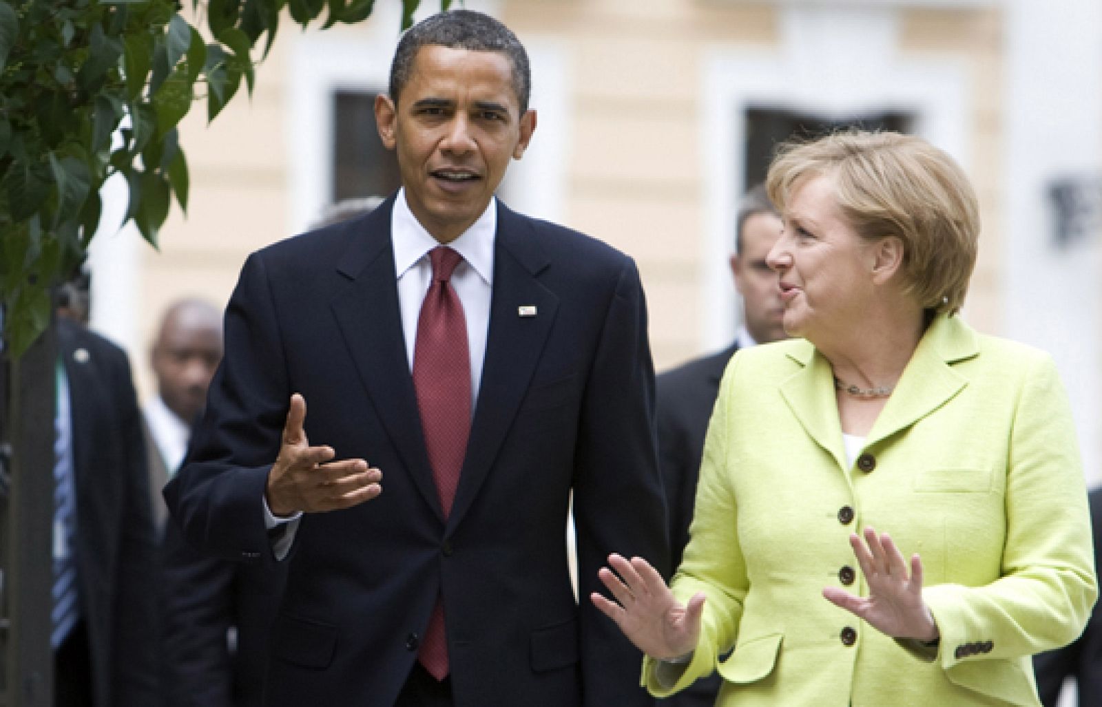 Barack Obama y Ángela Merkel han defendido una actuación inmediata para solucionar el conflicto de Oriente Próximo | Ver