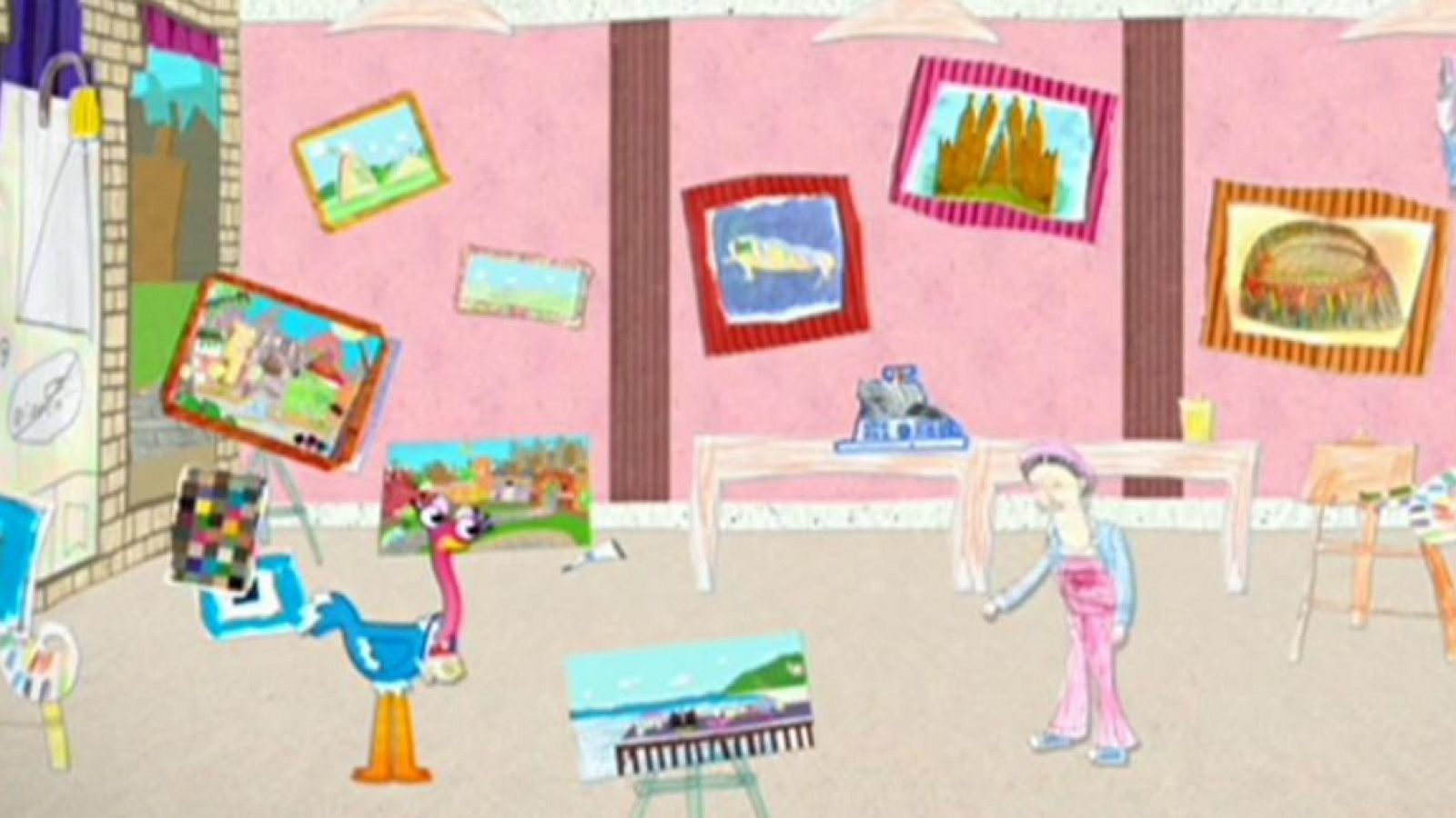 Olive y la visita turística - Olive la pequeña avestruz | Ver