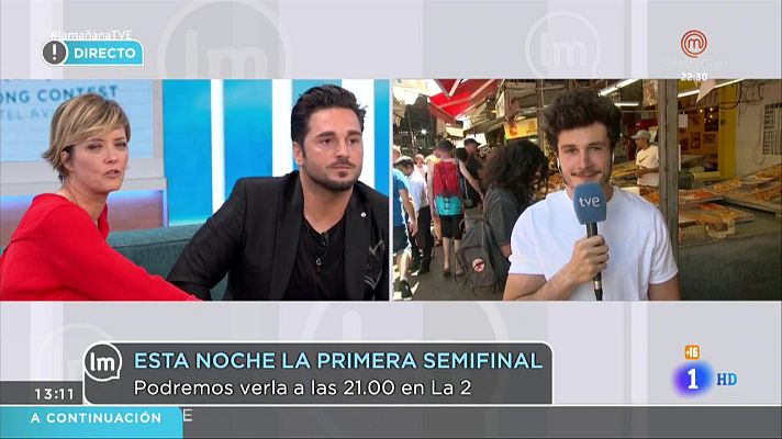 La mañana - Miki, sin nervios ante la primera semifinal de Eurovisión 20