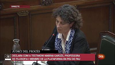 Marchena esbronca la testimoni Marina Garc�s