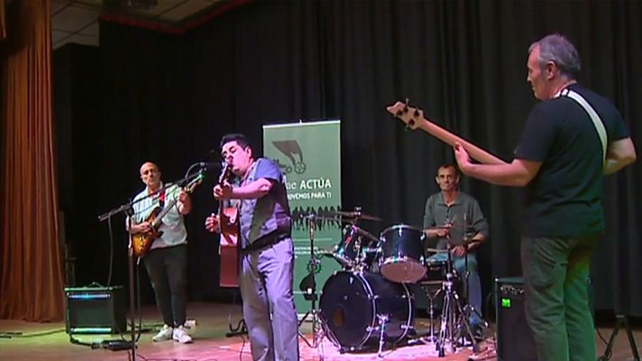 Telediario 1 - La SGAE lleva la música a las cárceles