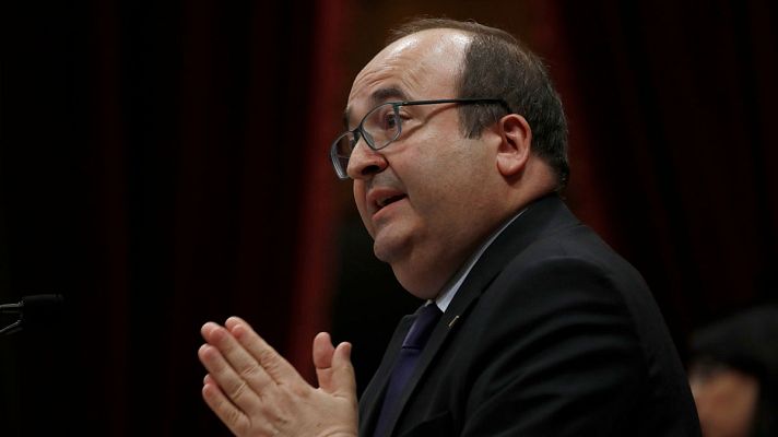 Telediario 1 - ERC y JxCat confirman su veto a Iceta y él lo califica de "aberración democrática"