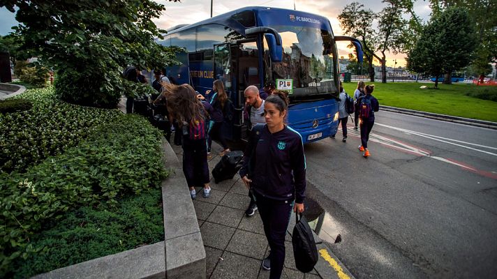 Telediario 1 - El Barça femenino ya está en Budapest dispuesto a hacer historia
