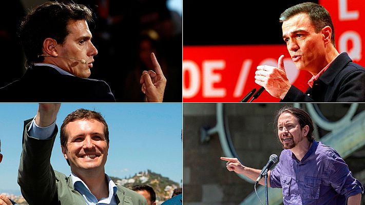 Telediario 1 - Casado aumenta la presión sobre Cs para la investidura, sobre la que Rivera evita pronunciarse
