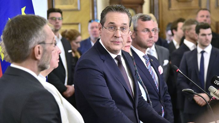 Telediario 1 - Dimite el vicecanciller austríaco y líder ultranacionalista Strache por un supuesto caso de corrupción