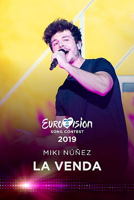Miki canta "La Venda" en Tel Aviv 2019