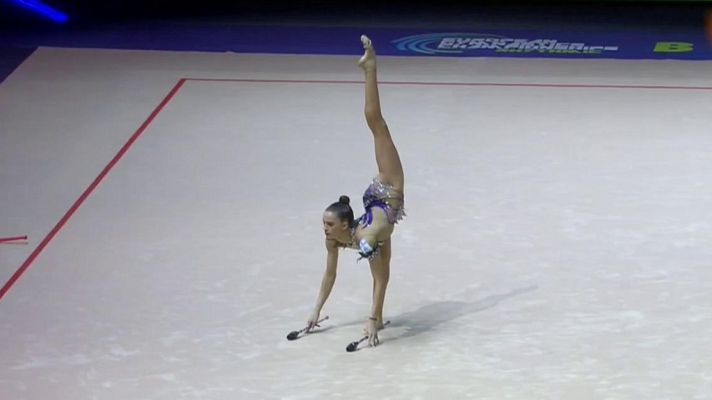 Gimnasia rítmica - Cto. de Europa 2019 Final Senior Individual Mazas y Cinta