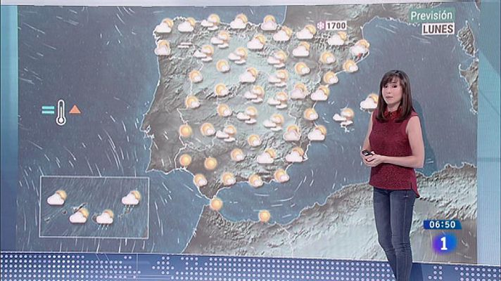 El tiempo - La lluvia se limita hoy al norte peninsular y se recuperan los termómetros