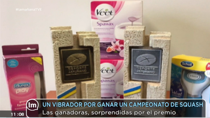 La mañana - Reciben un vibrador por ganar un campeonato de squash