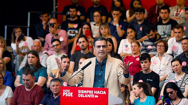 Telediario 1 - La tensión del Congreso se traslada a la pelea por Madrid entre PSOE y PP