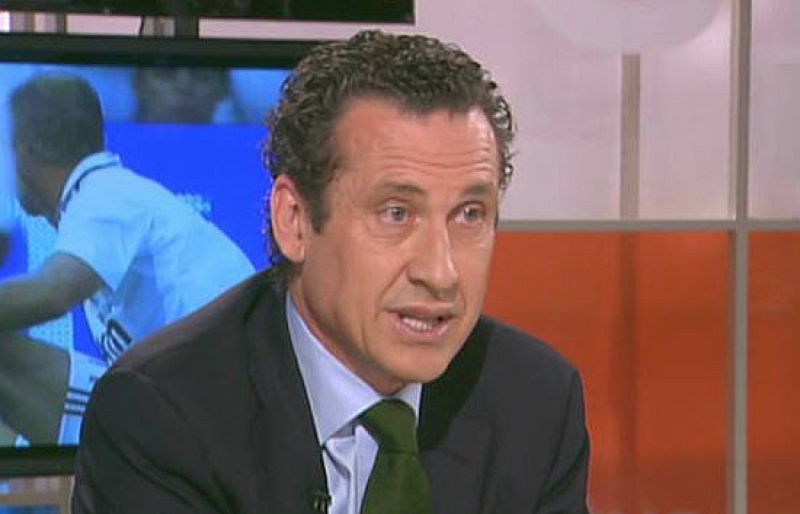 Jorge Valdano ha estado en los desayunos de TVE y en un desliz ha hablado de Cristiano como jugador del Real Madrid.