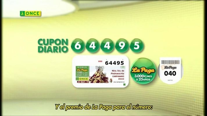 Sorteos ONCE - Sorteo ONCE - 23/05/19