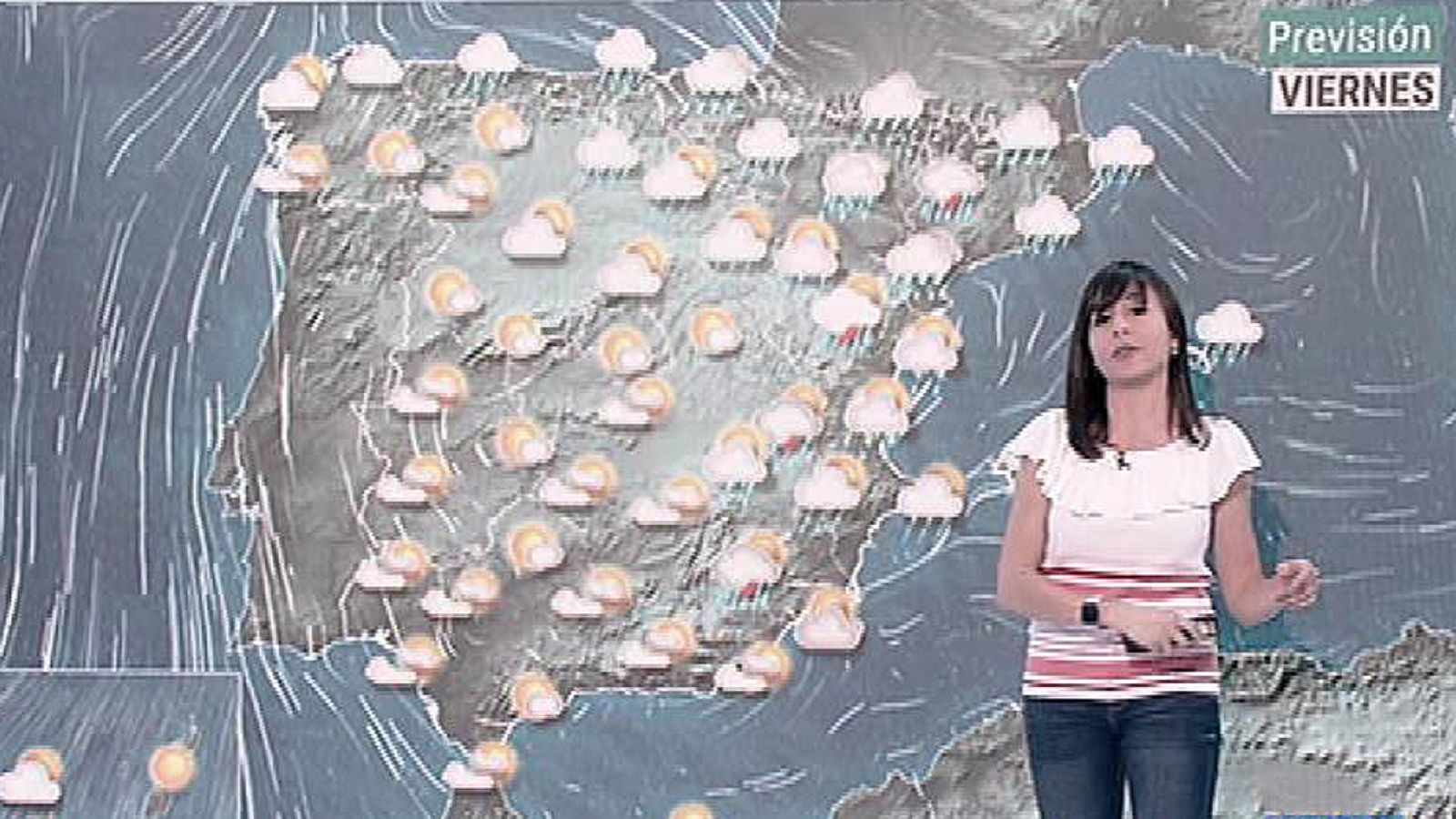 Hoy, chubascos en el nordeste peninsular y descenso de temperaturas diurnas