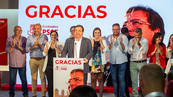 Especiales informativos - Fernández Vara: "La gente me ha dado un enorme caudal de responsabilidad que asumo en primera persona"
