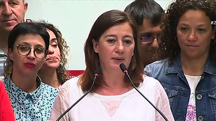 Especiales informativos - Armengol revalida el Govern en Baleares: "Es histórico"