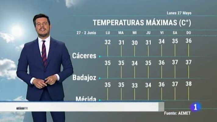 Noticias de Extremadura - El tiempo en Extremadura - 27/05/19