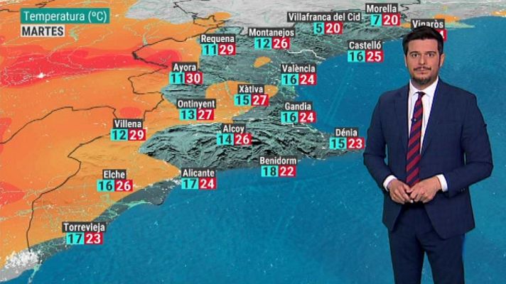 L'informatiu - Comunitat Valenciana - El tiempo en la Comunidad Valenciana - 27/05/19