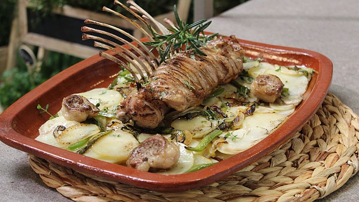 Hacer de comer - Chuletas de cordero y churros con chocolate