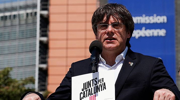 Telediario 1 - Estrasburgo tumba la demanda de Puigdemont contra la anulación del pleno de la DUI