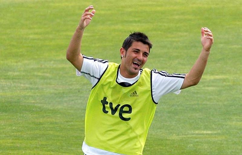 Villa, a un paso del Madrid