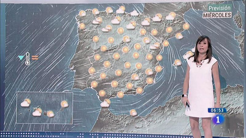 Hoy, ascenso de temperaturas localmente notable en el interior peninsular